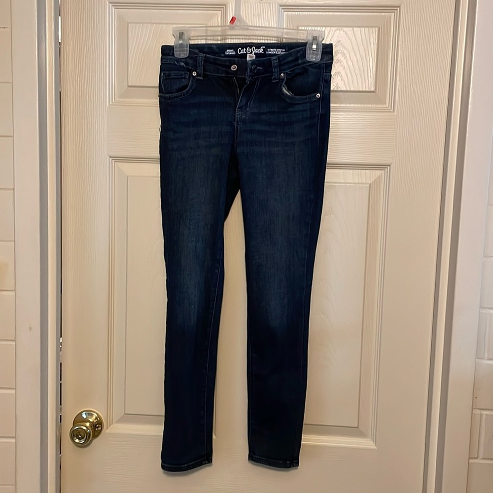 Cat and Jack, girls jeans, size 12 in brand, new condition, inseam 25 inches
